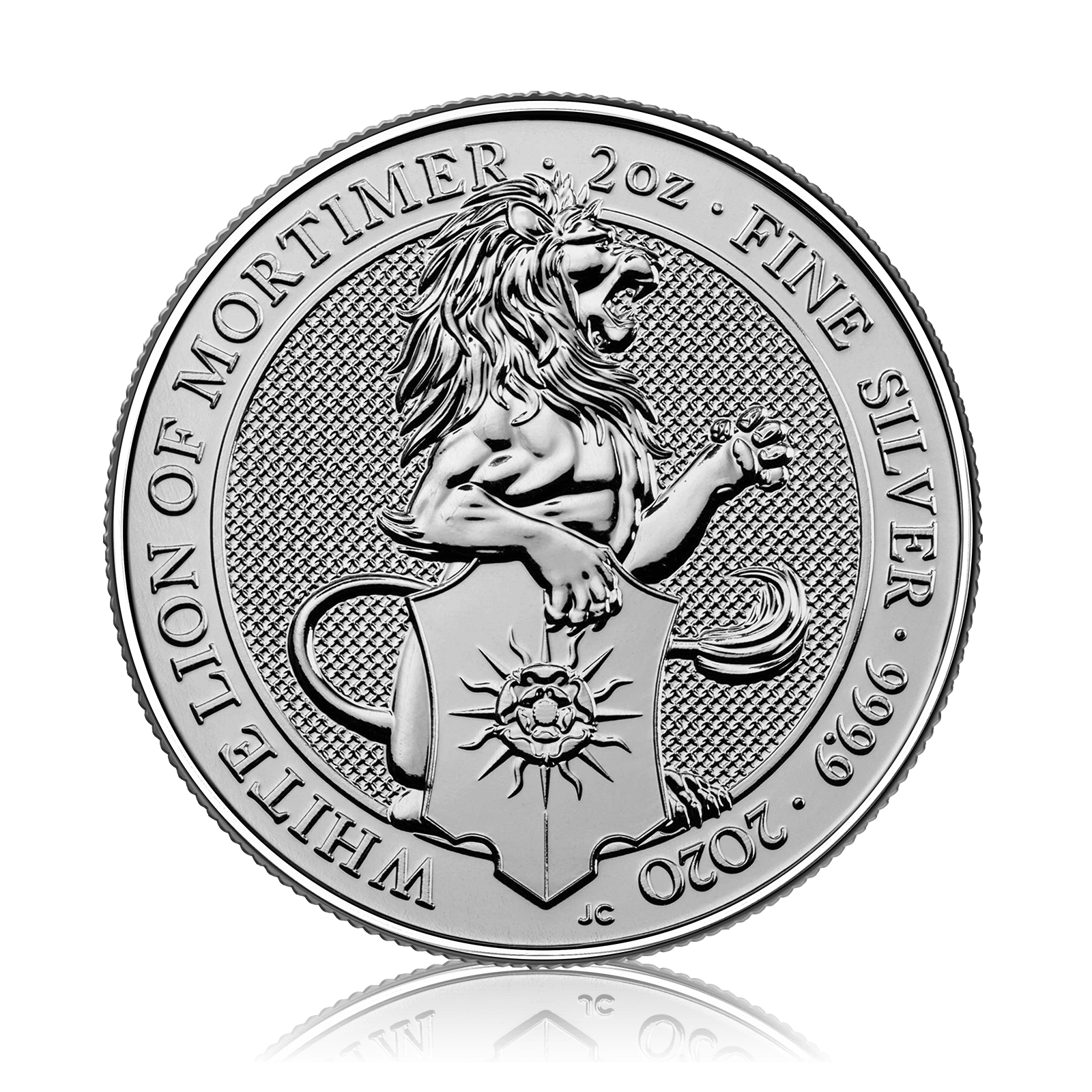 2oz Silver Queens Beasts Lion Of Mortimer (2020)