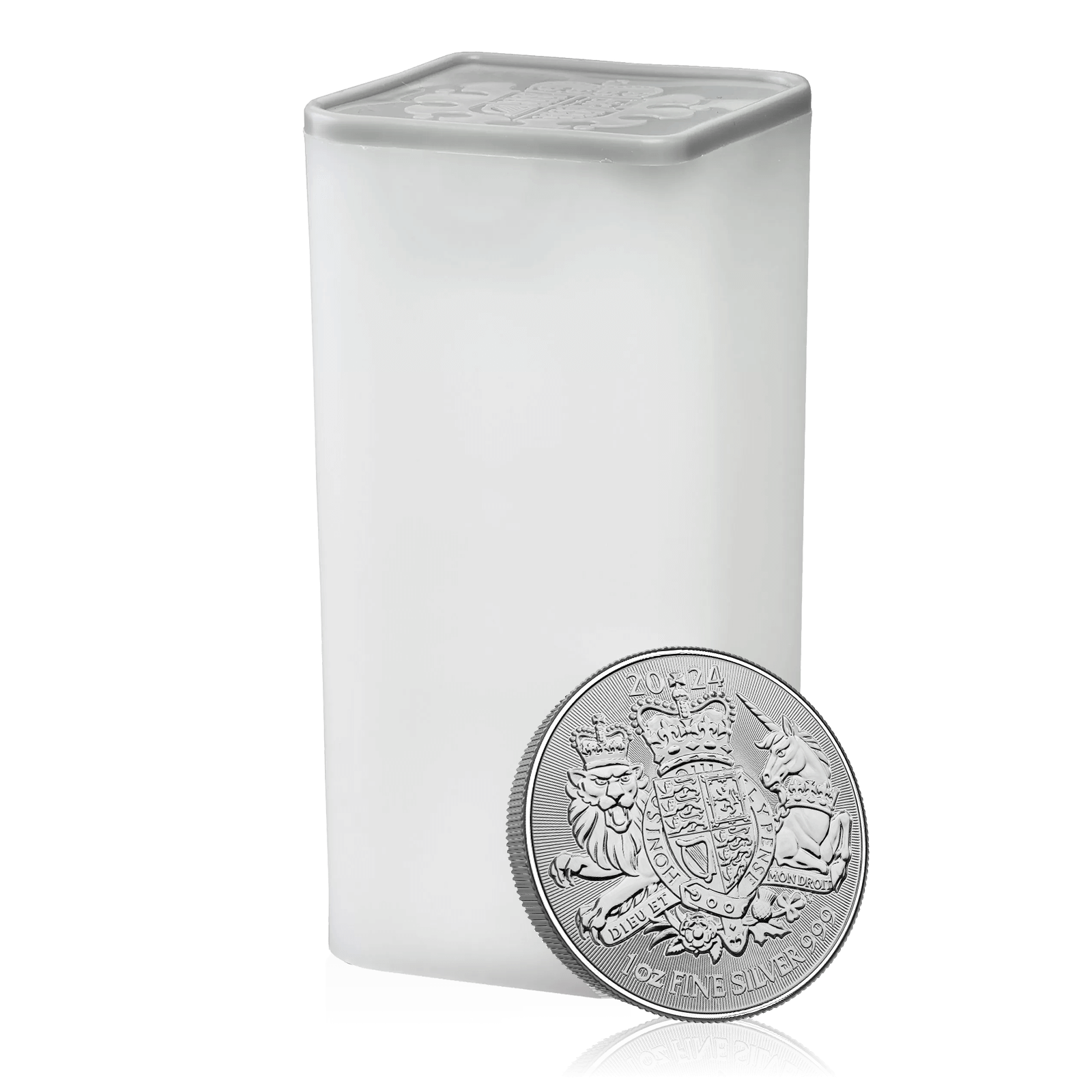1oz Silver Royal Mint Royal Arms Tube of 25 (2024)