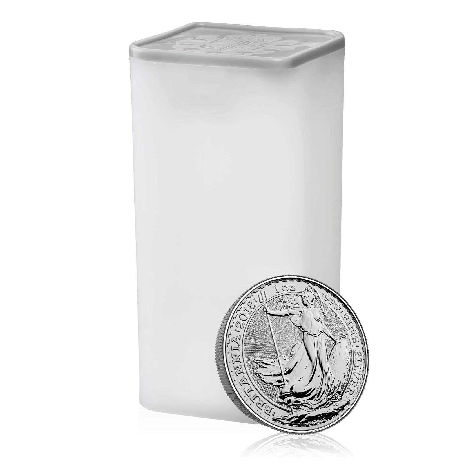 1oz Silver Royal Mint Britannia Queen Elizabeth ll Tube of 25  (2018)