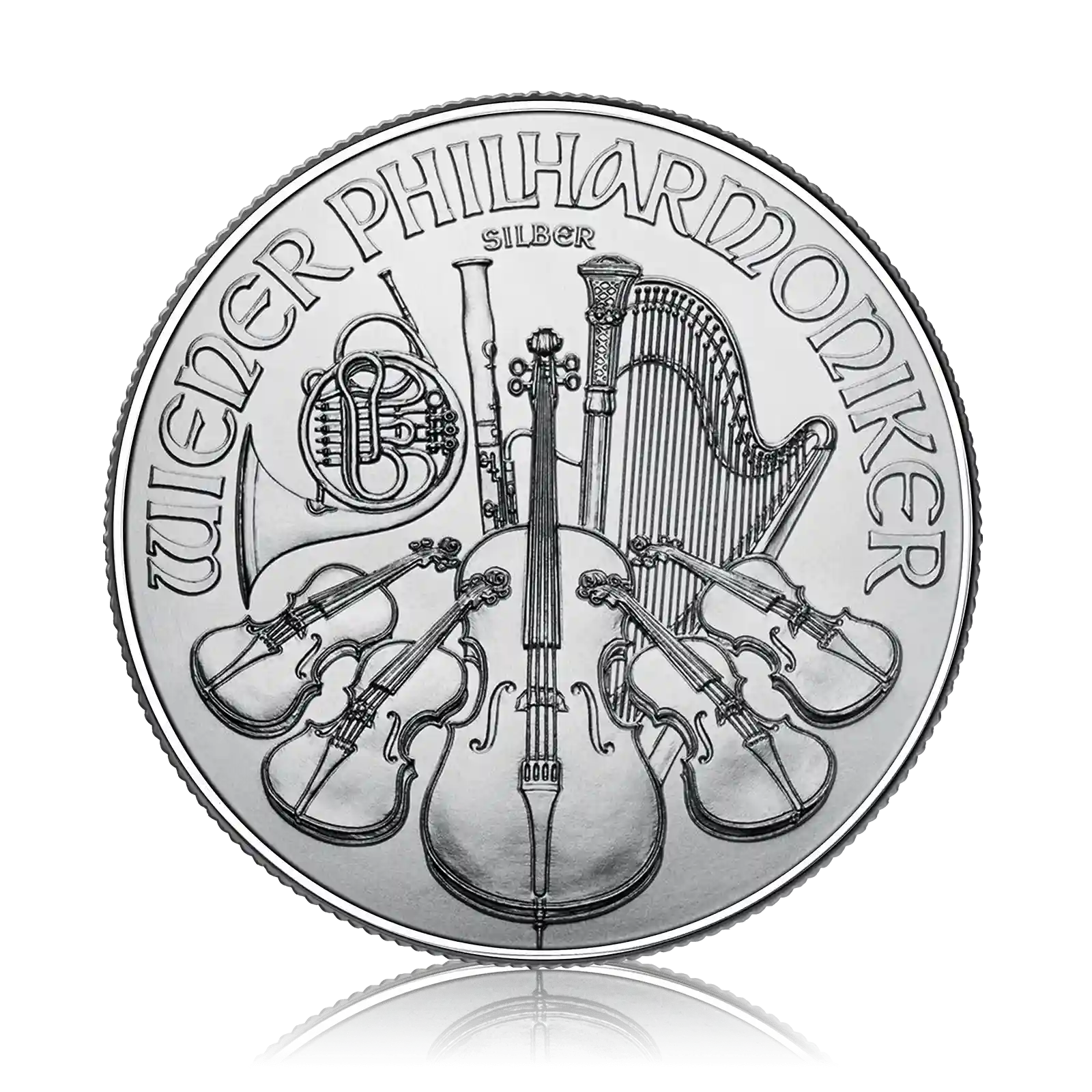 1oz Silver Austrian Philharmonic Tube of 20 (2017)