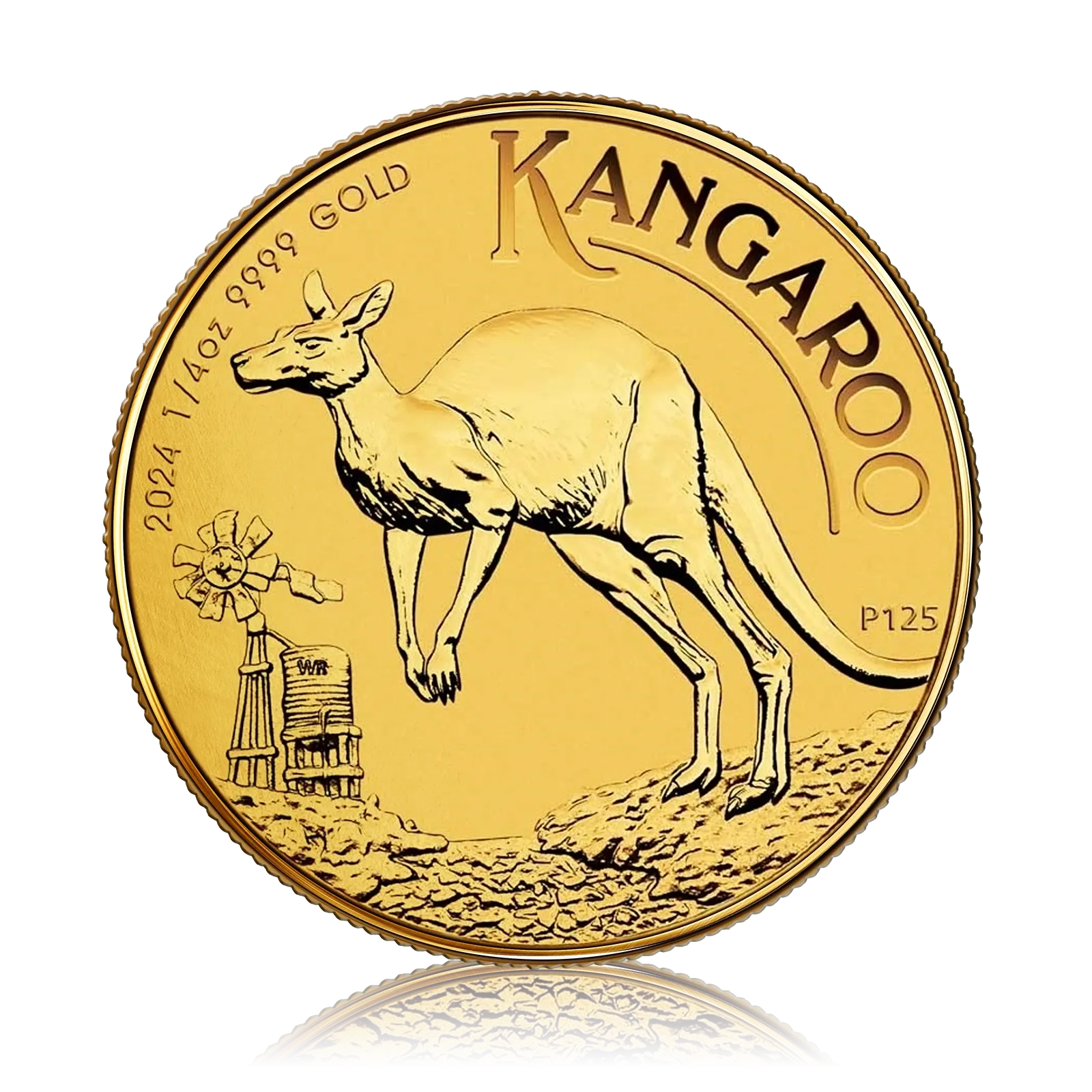 1/4 Ounce Gold Australian Kangaroo (2024)