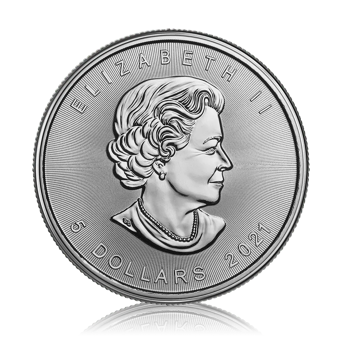 1oz Silver Canadian Maple Leaf (2021)
