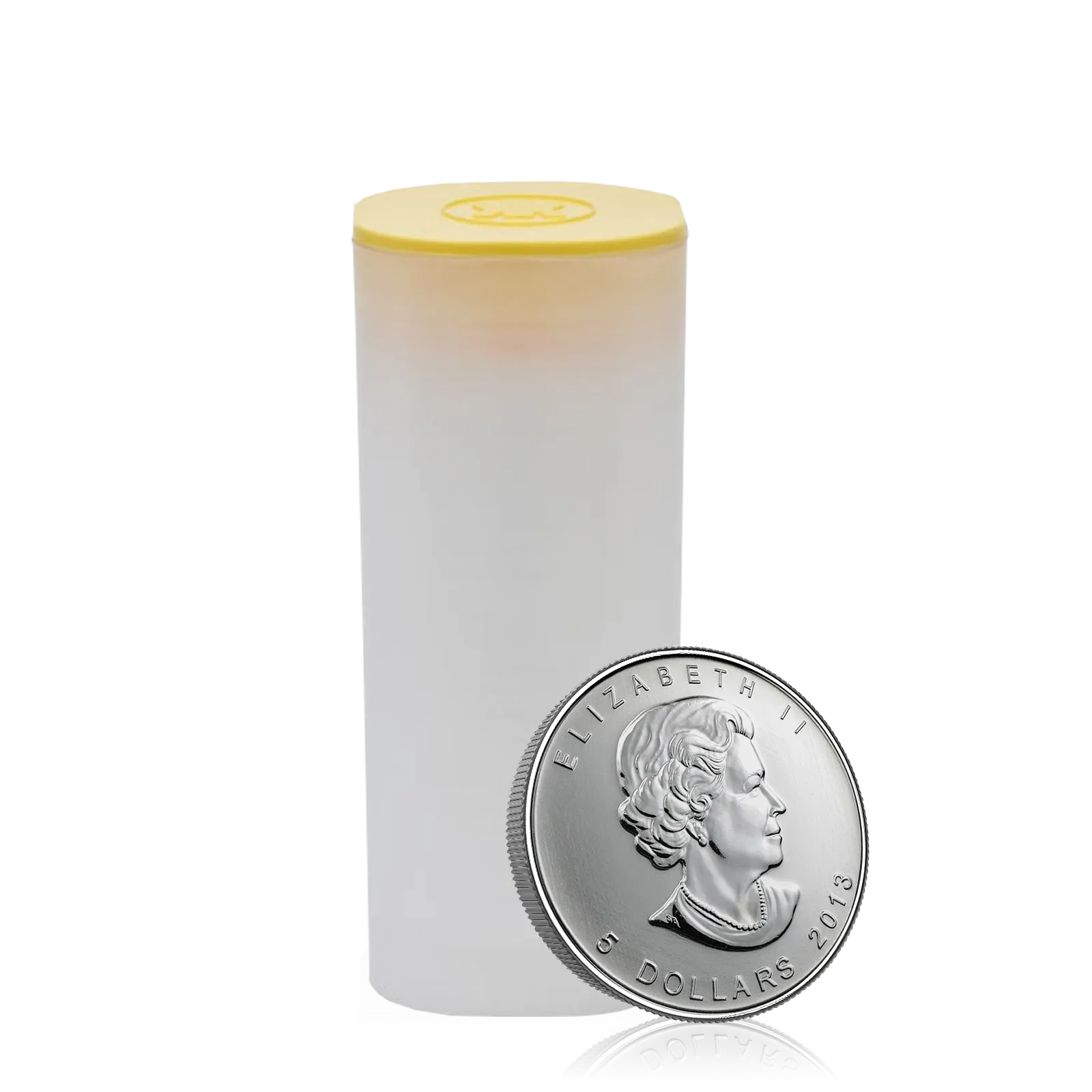 1oz Silver Canadian Maple Leaf Tube of 25  (2013)