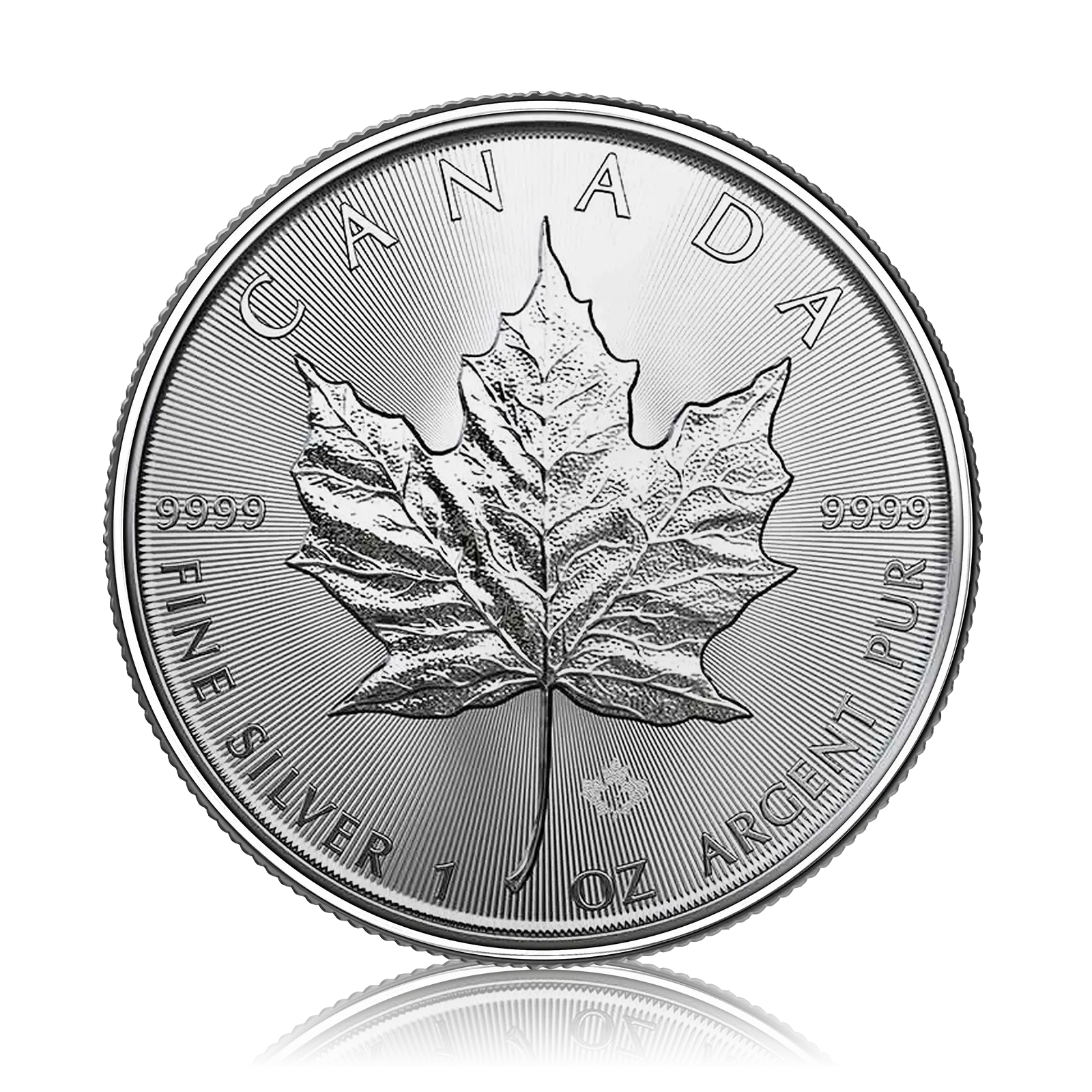 1oz Silver Canadian Maple Leaf (2024)