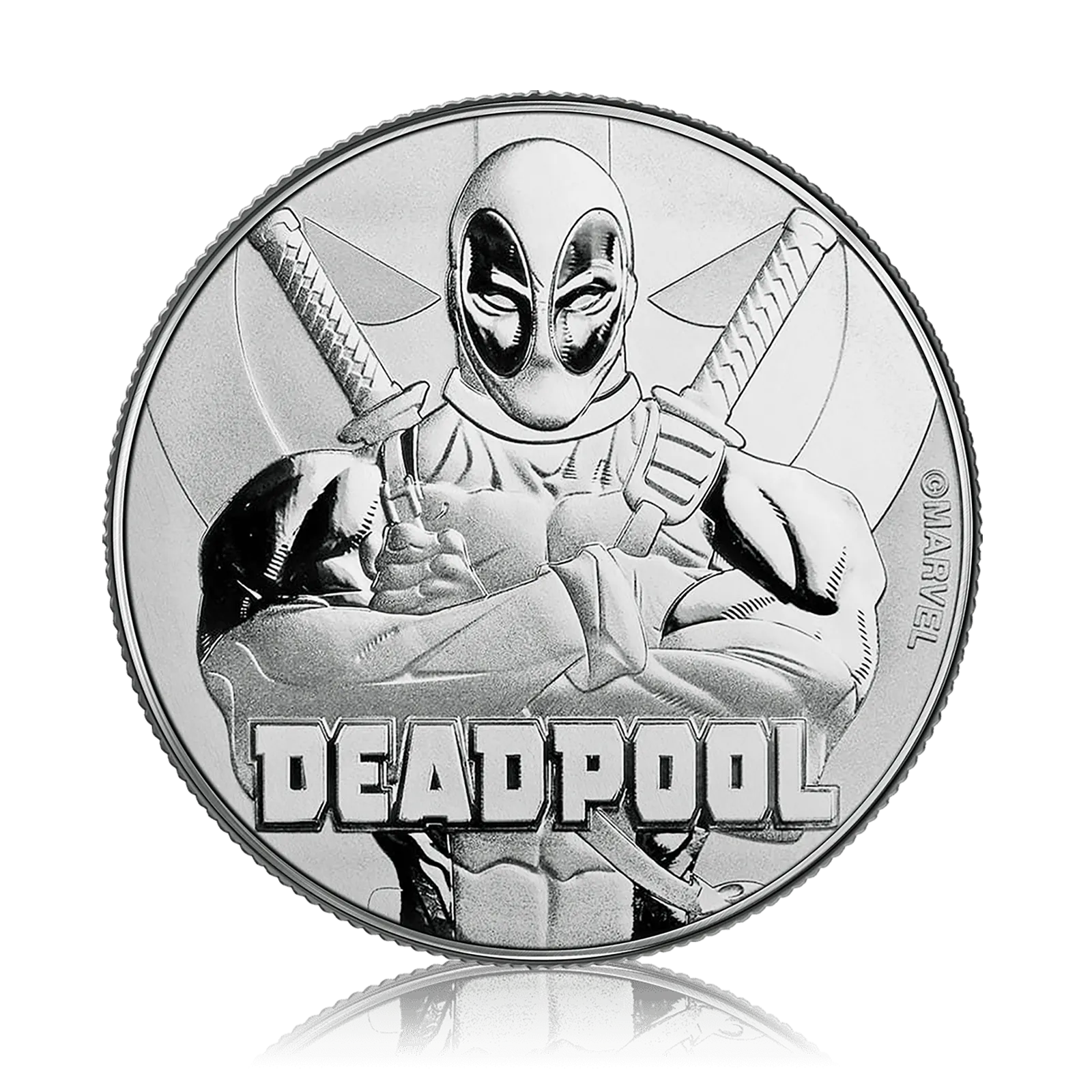 1oz Silver Marvel Series Deadpool (2018)