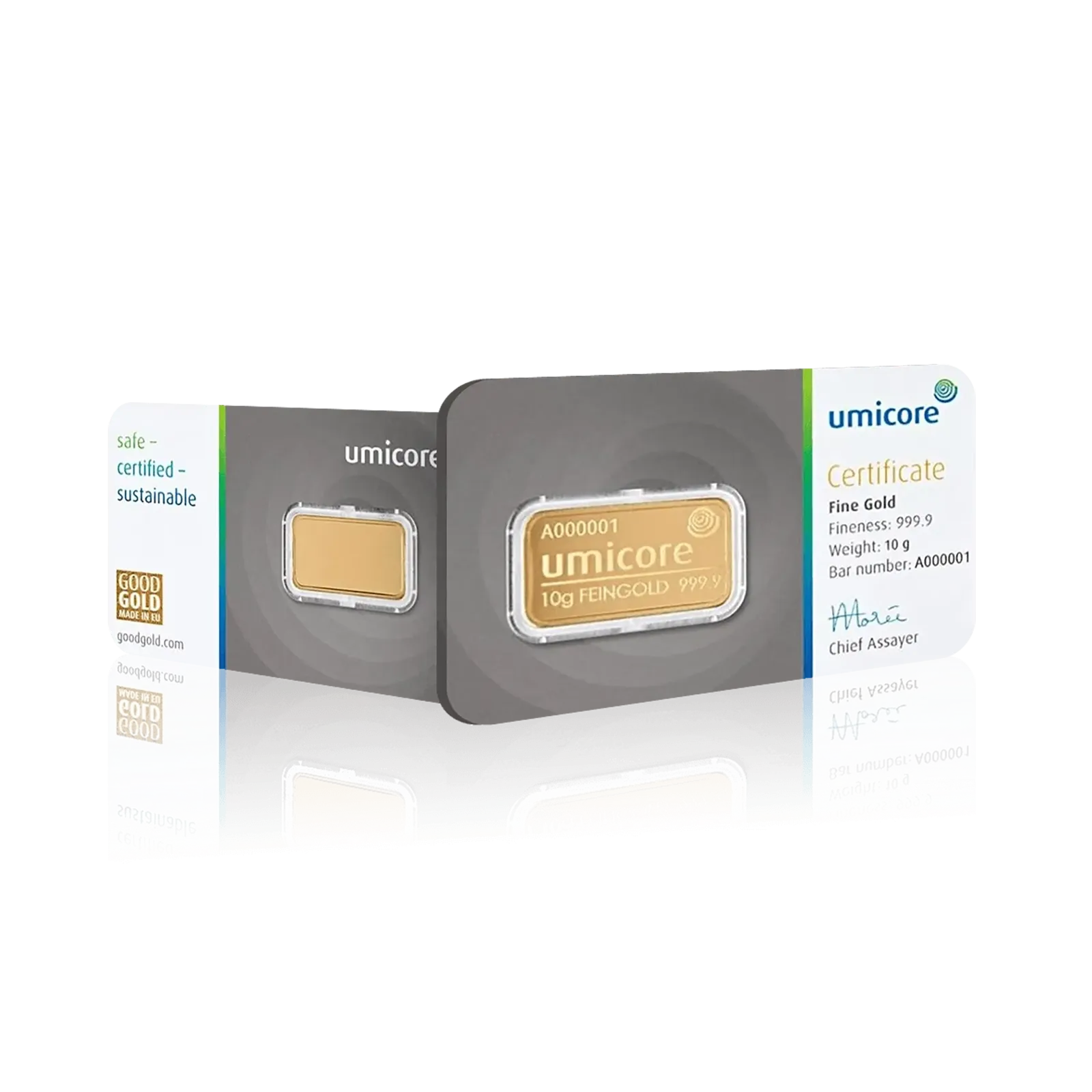 10g Umicore Investment Gold Bar (999.9)