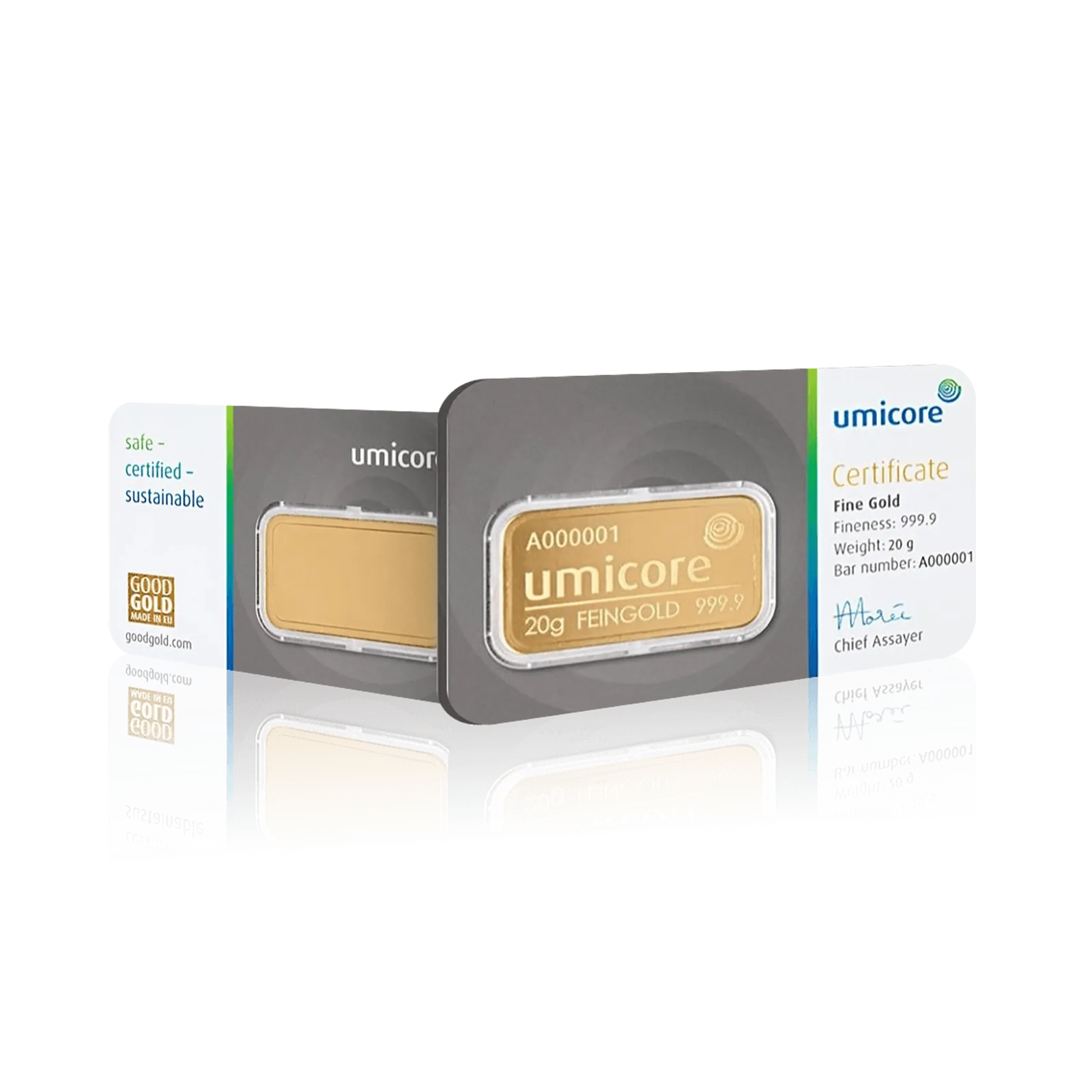 20g Umicore Investment Gold Bar (999.9)