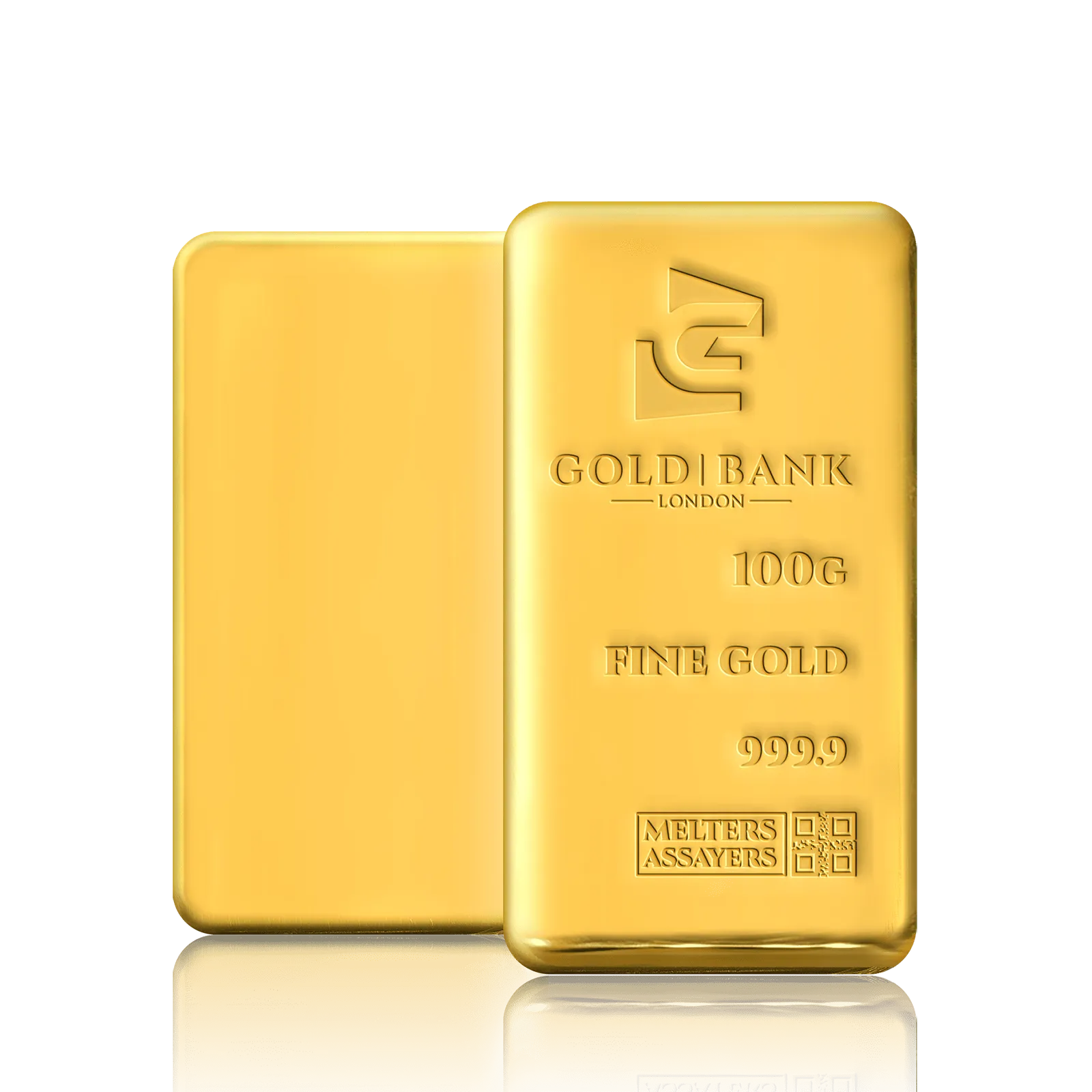 100g Gold Bank Gold Cast Bar (Best Value)