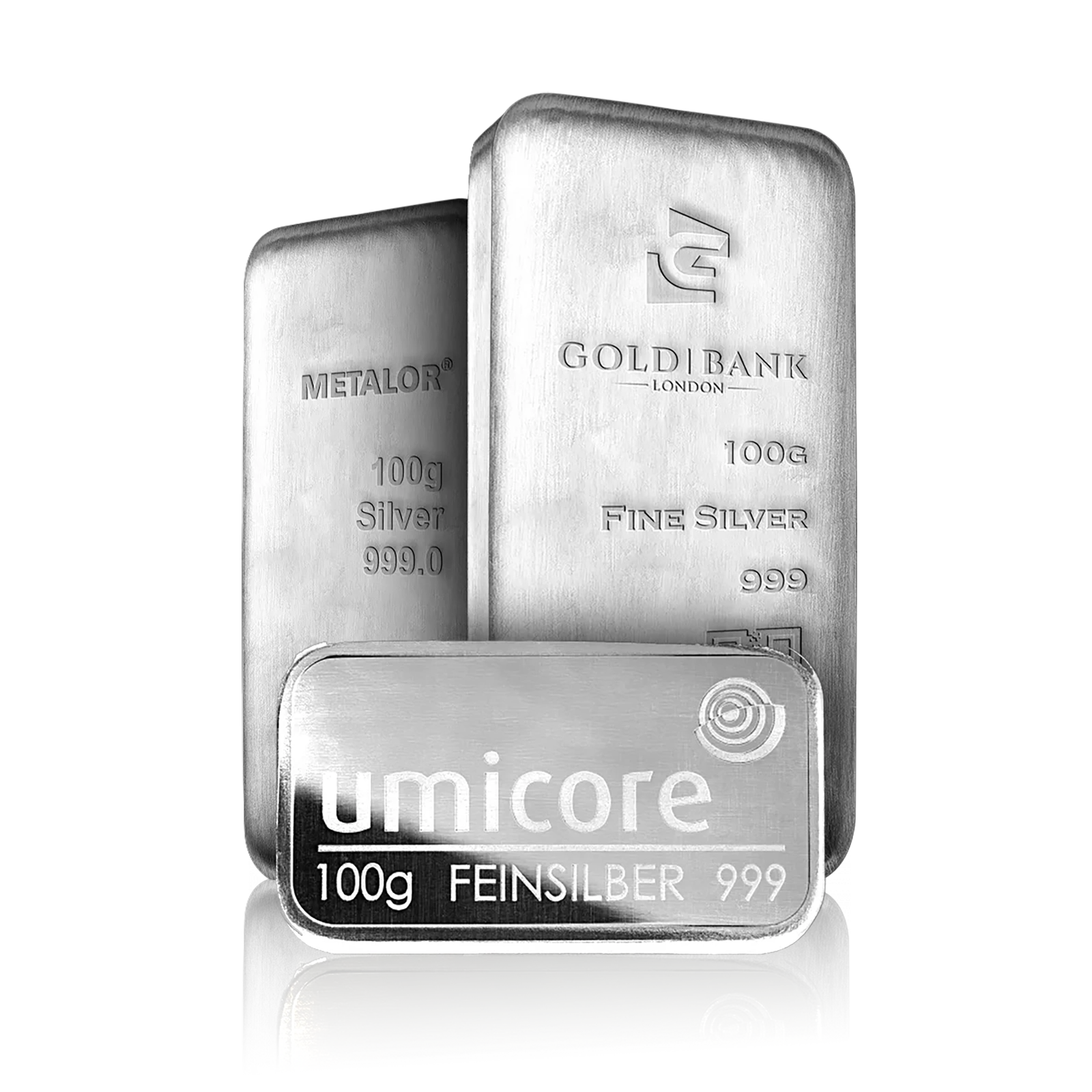 100g Silver Investment Bar (Mixed Brands)