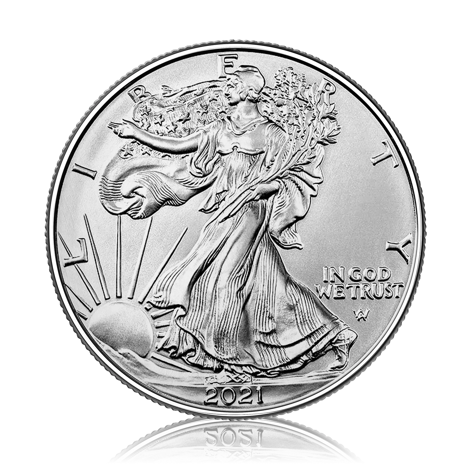 1oz Silver US Eagle (2021)