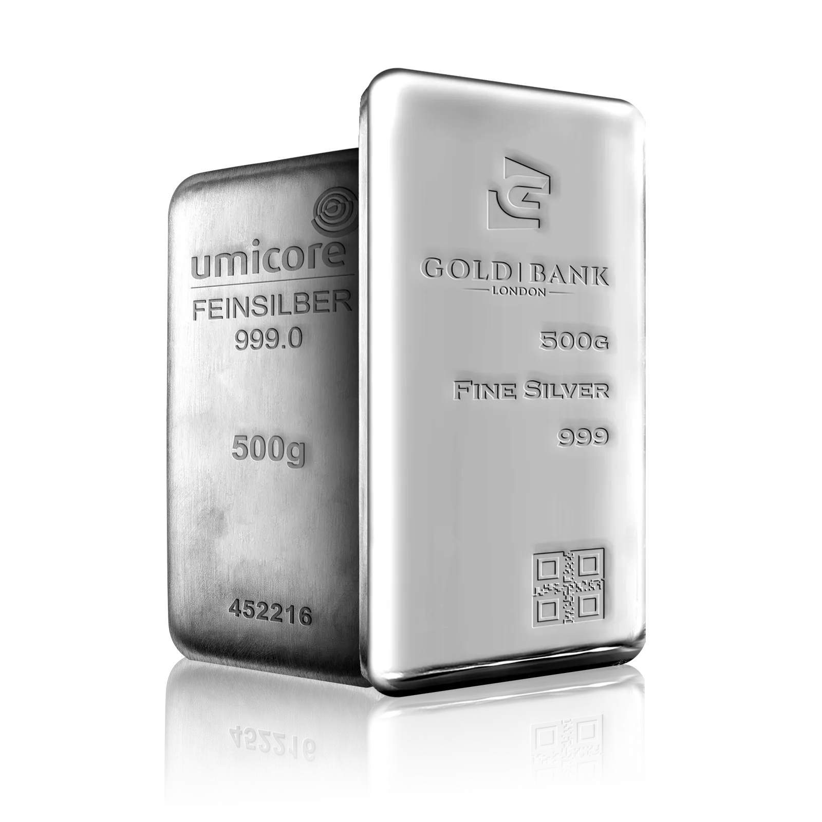 500g Silver Investment Bar Mixed Brands (Best Value)