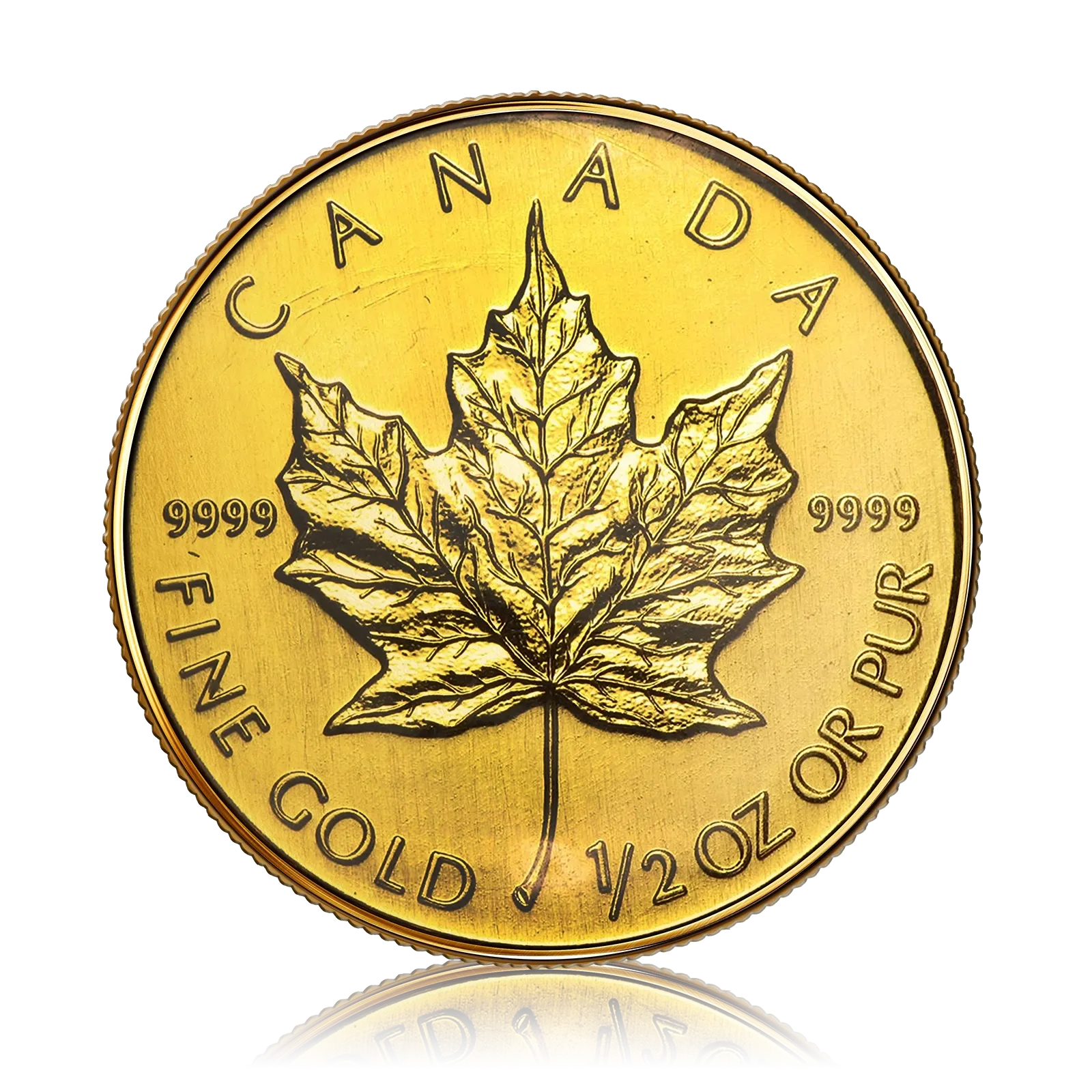 1/2 Ounce Gold Canadian Maple Leaf (1992)