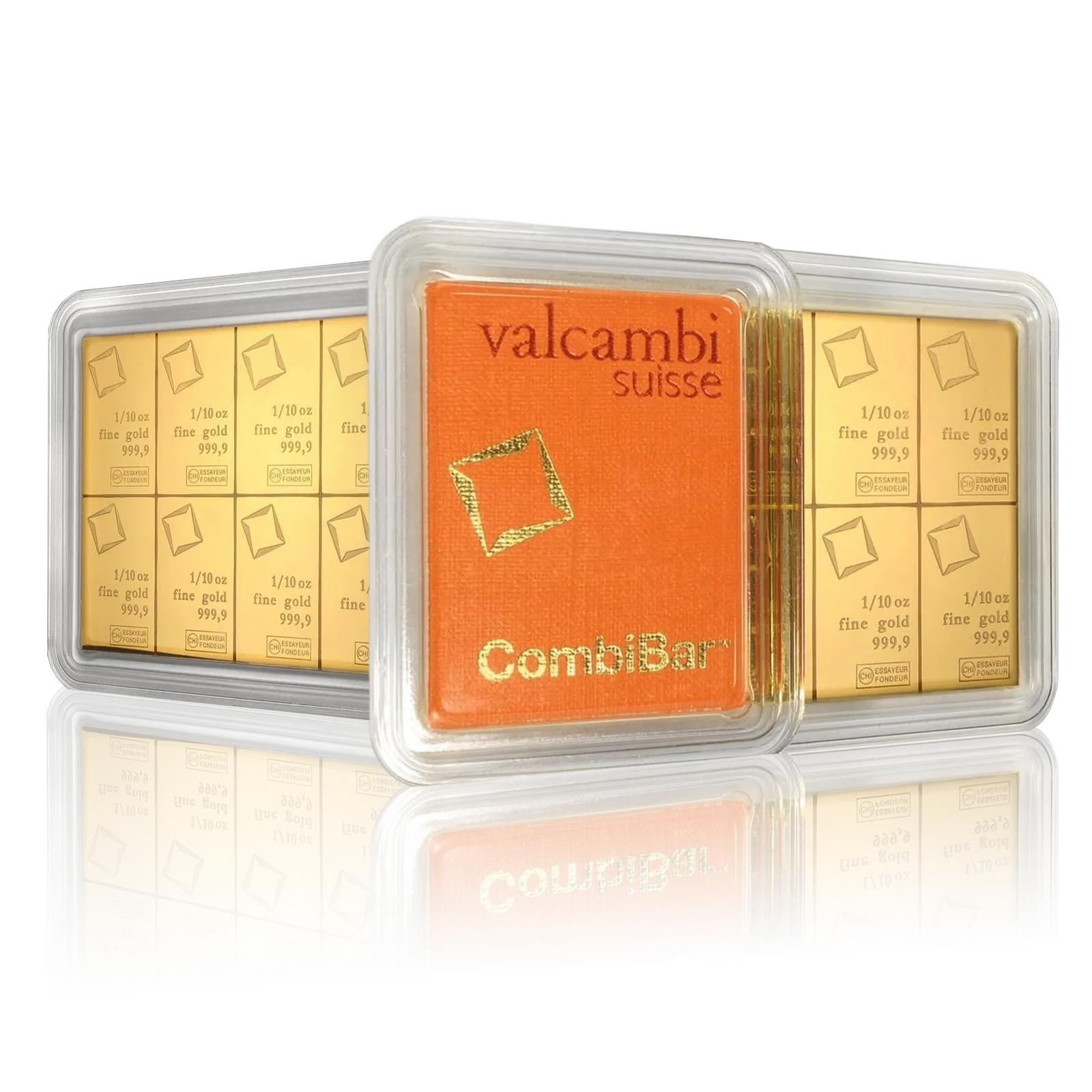 10 x 1/10 Ounce Investment Gold CombiBar