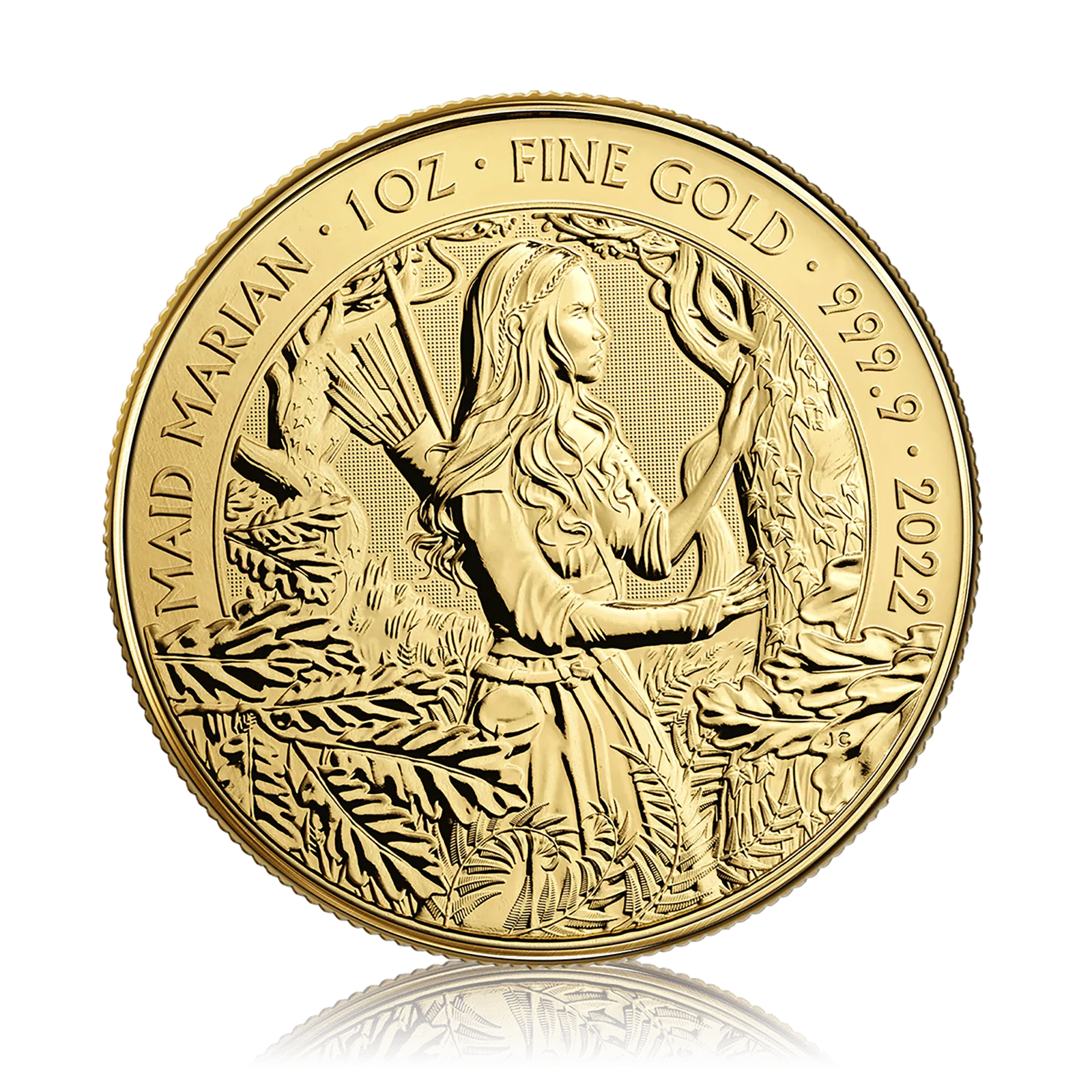 1oz Gold Royal Mint Maid Marian (2022)