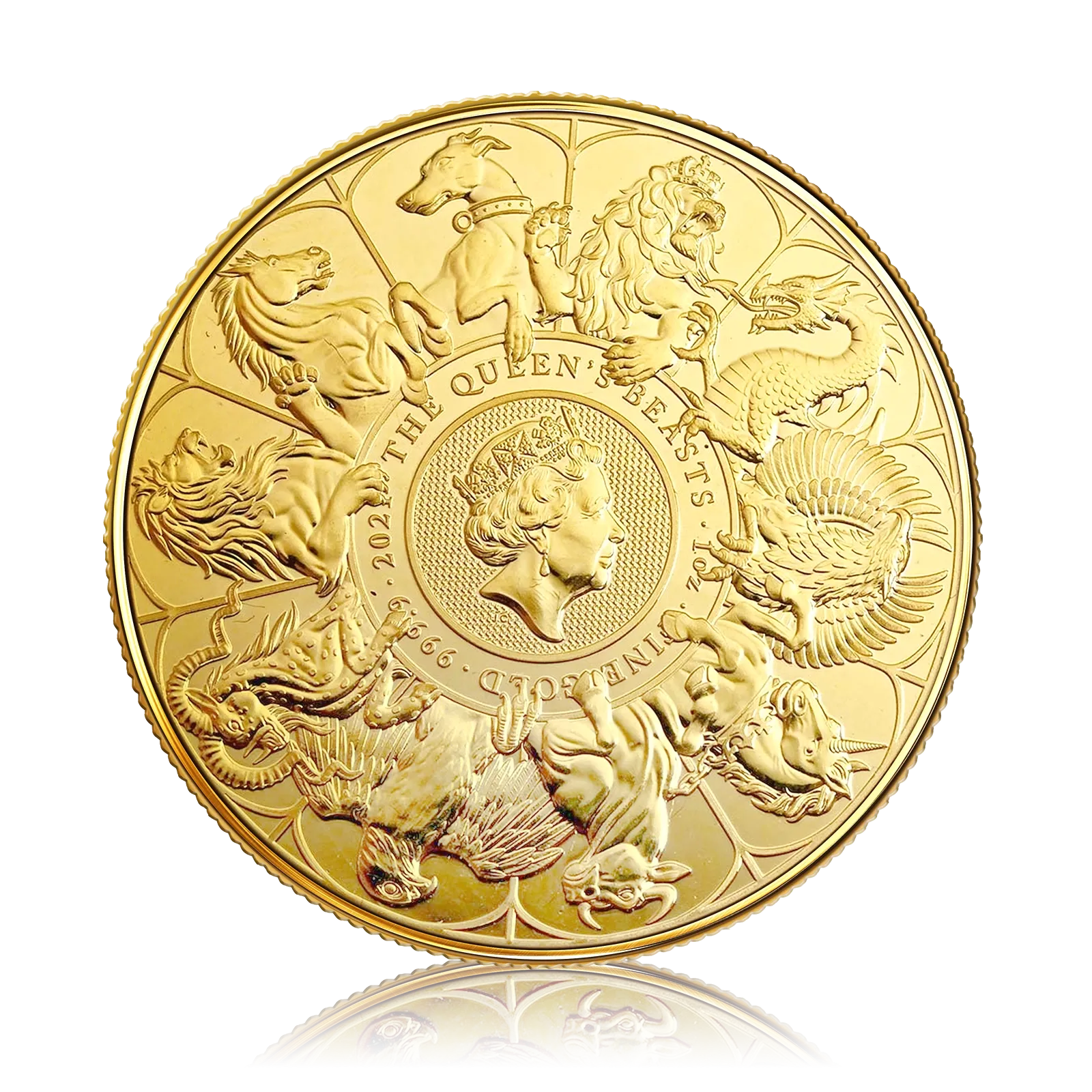 1oz Gold Queens Beast Completer (2021)