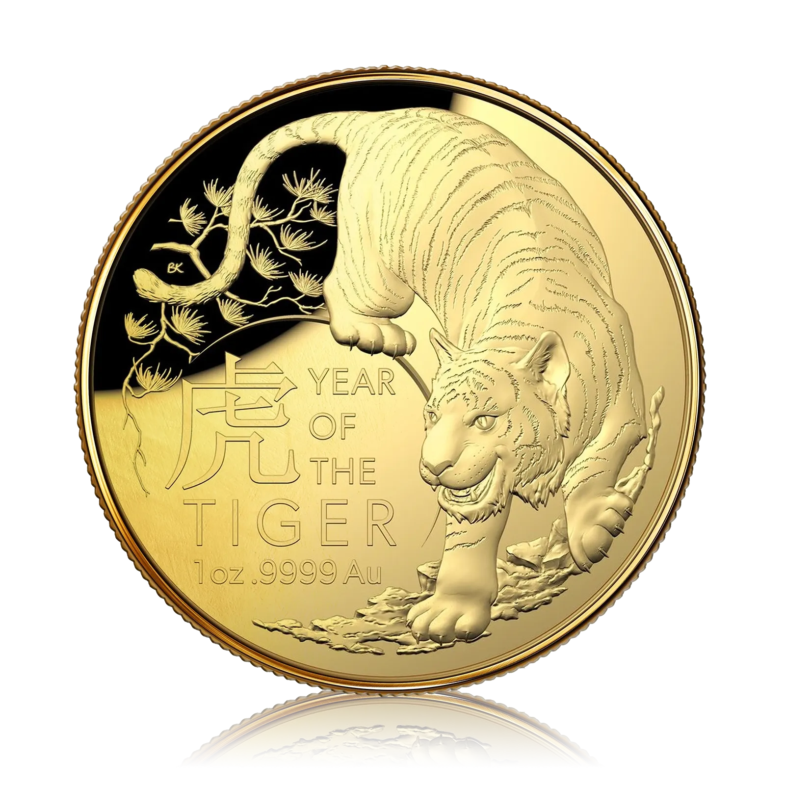 1Oz Gold Royal Australian Mint Year of the Tiger (2022)