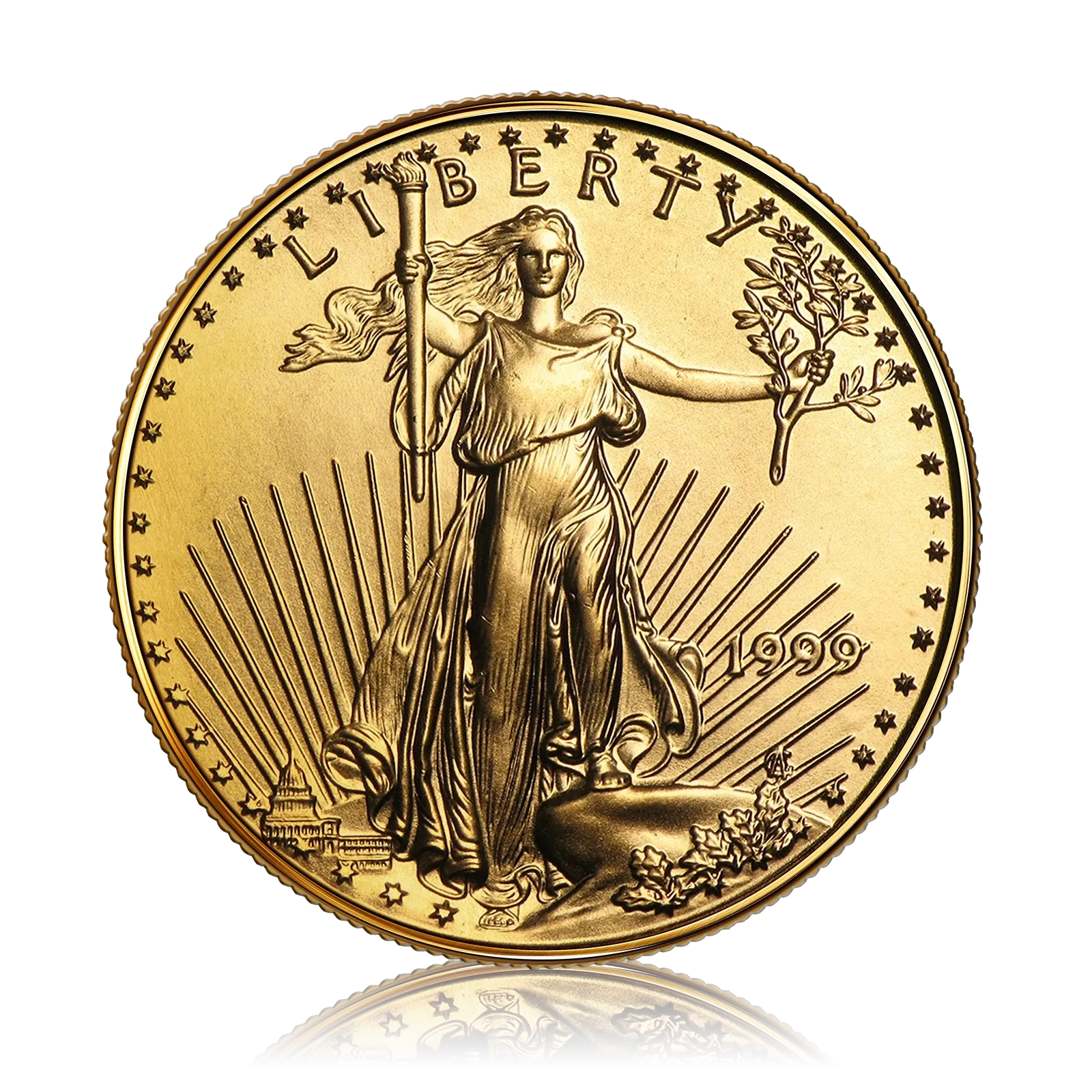1/2 Oz Gold US American Eagle (1999)