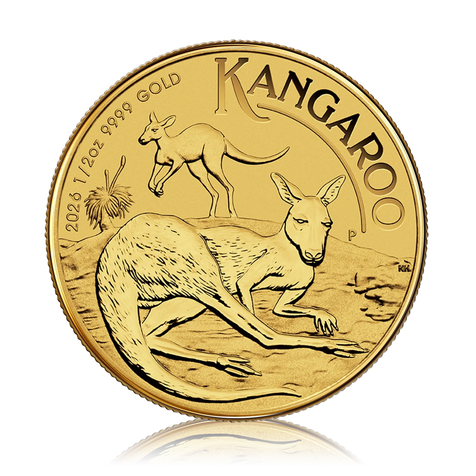 1/2 Oz Gold Perth Mint Australian Kangaroo (2026)