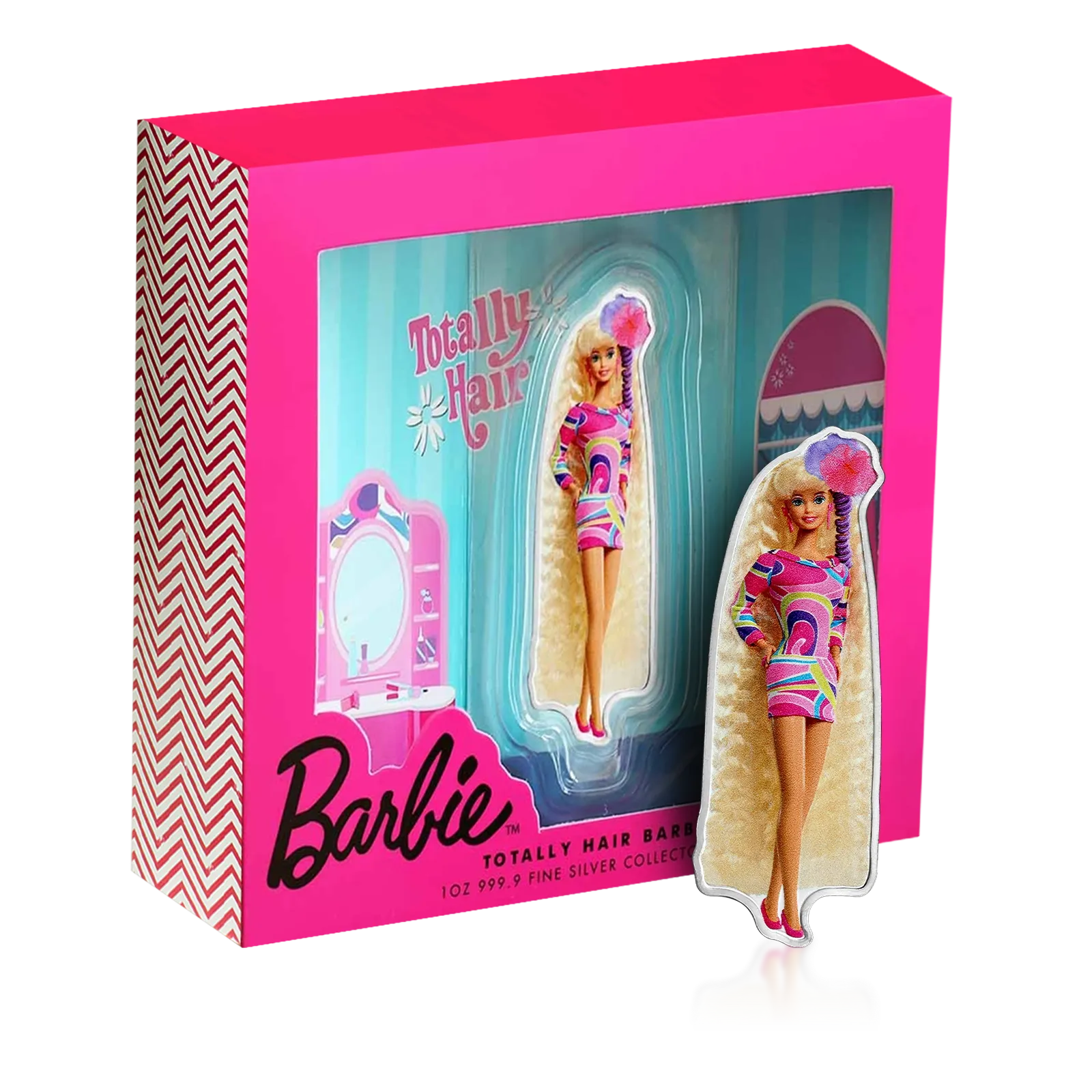 1oz Silver PAMP Totally Hair Barbie (2024)