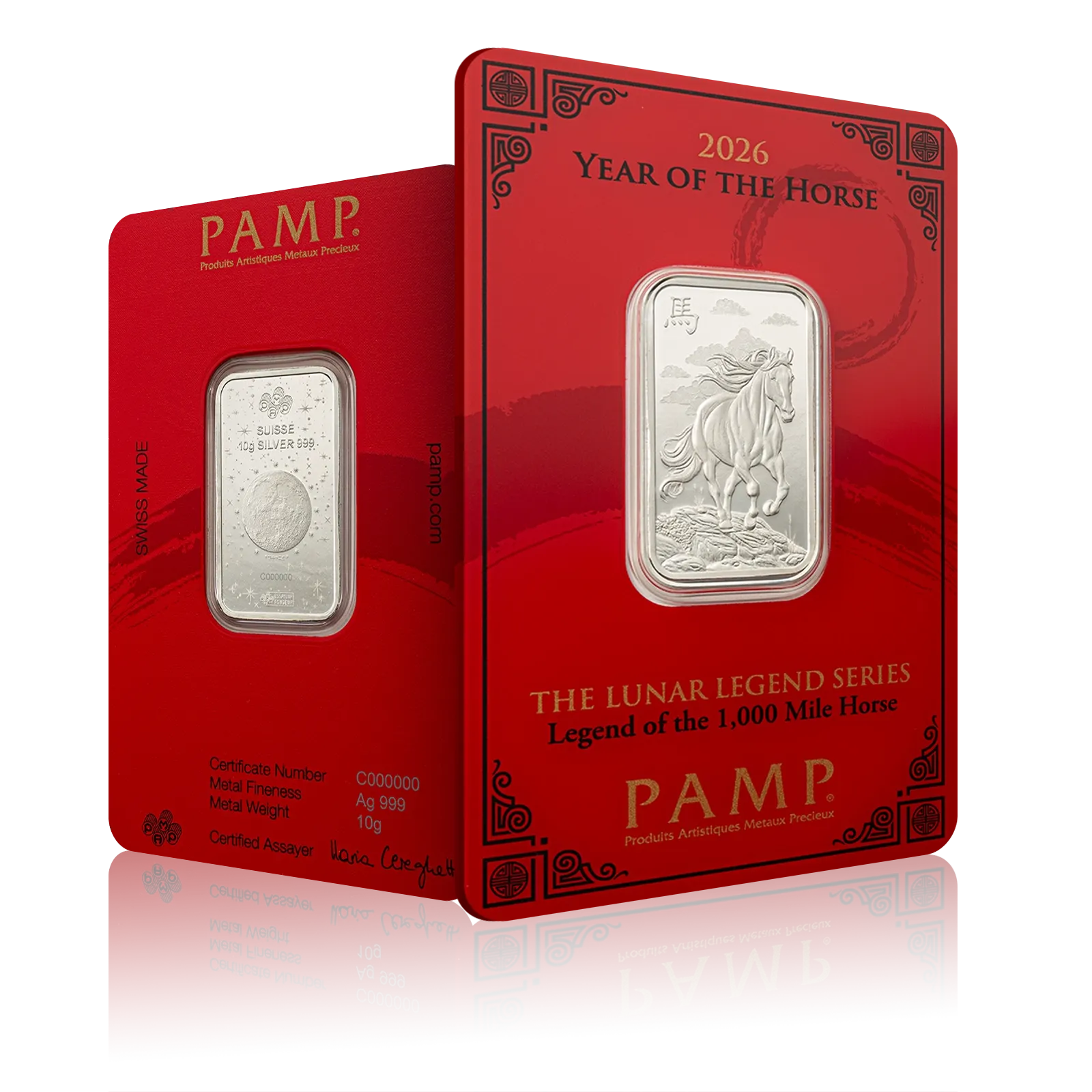 10g Silver PAMP Legend of the 1000 miles Horse (2026)