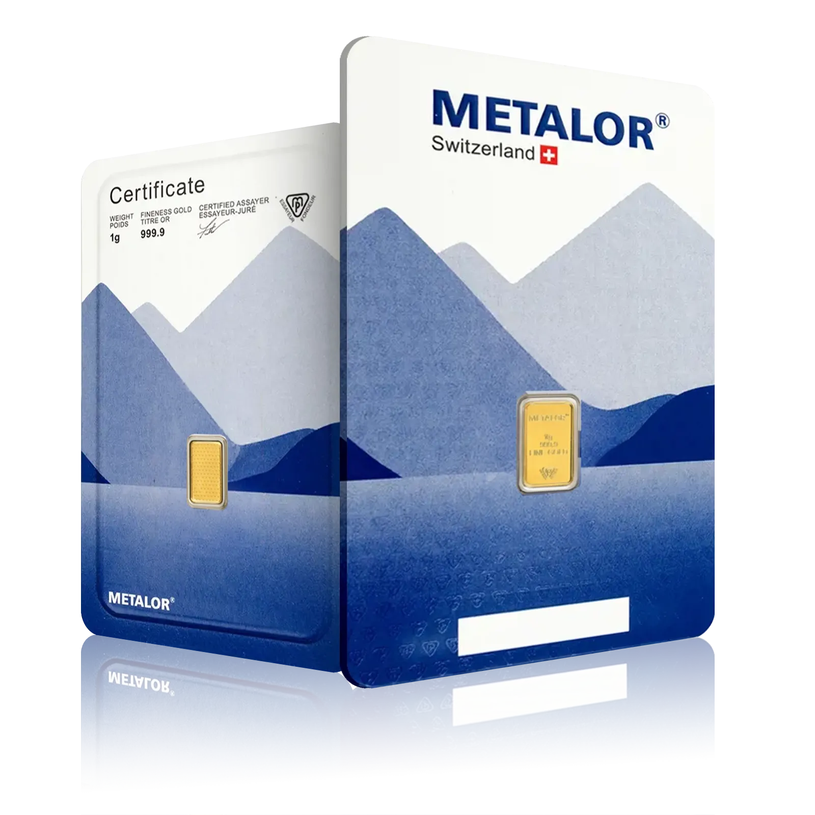 1g Metalor Investment Gold Bar
