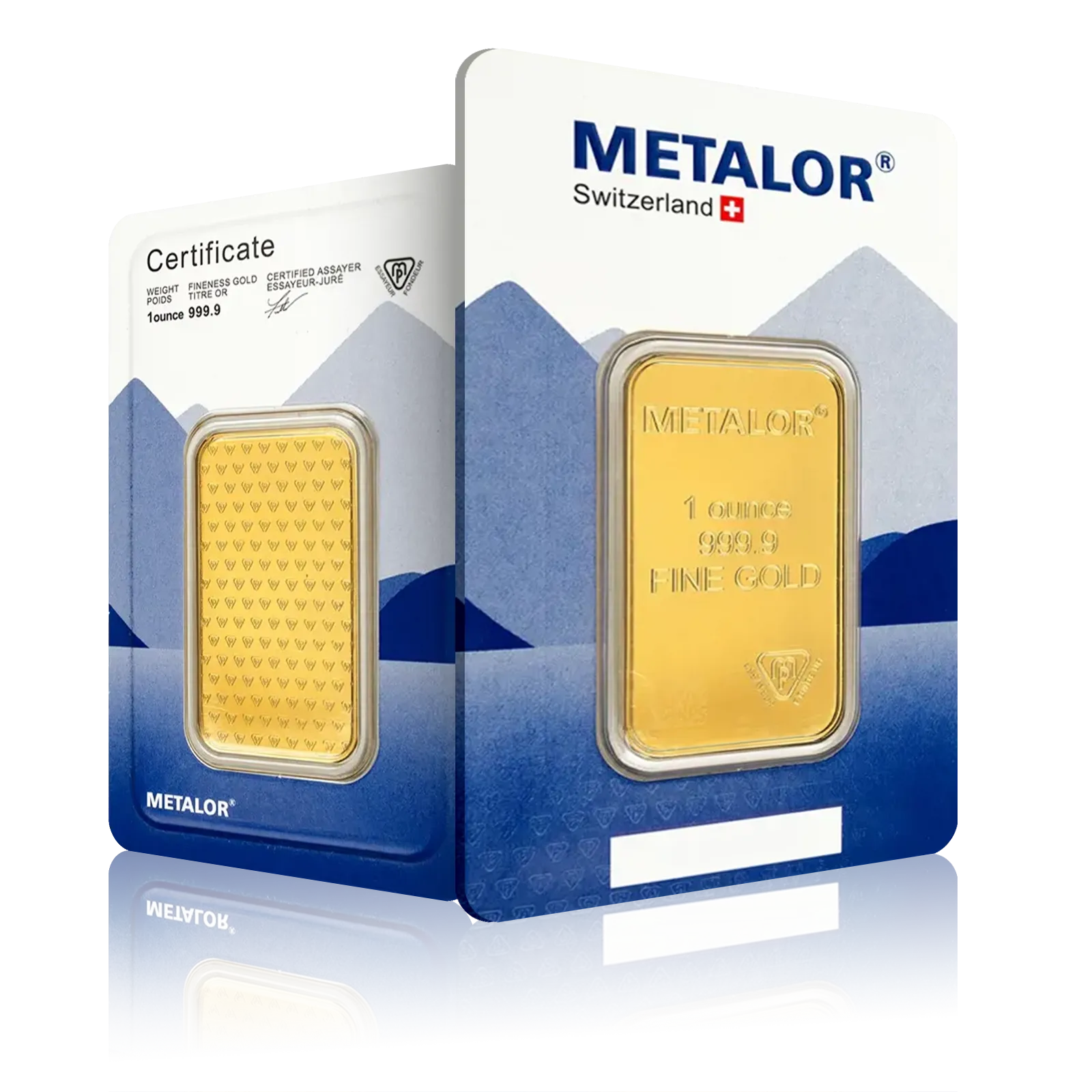 1oz Metalor Investment Gold Bar