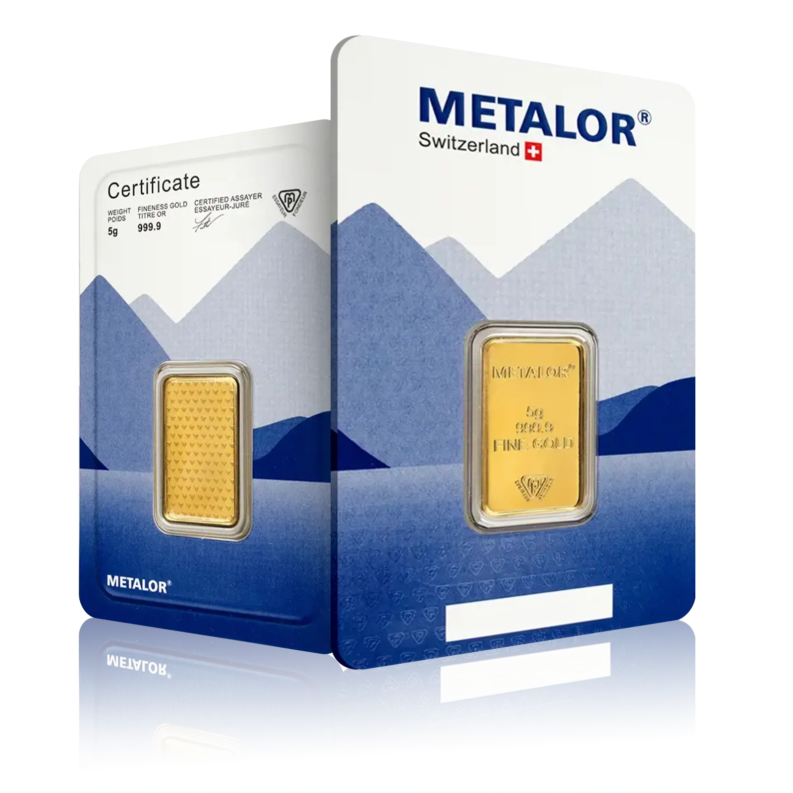 5g Metalor Investment Gold Bar (999.9)