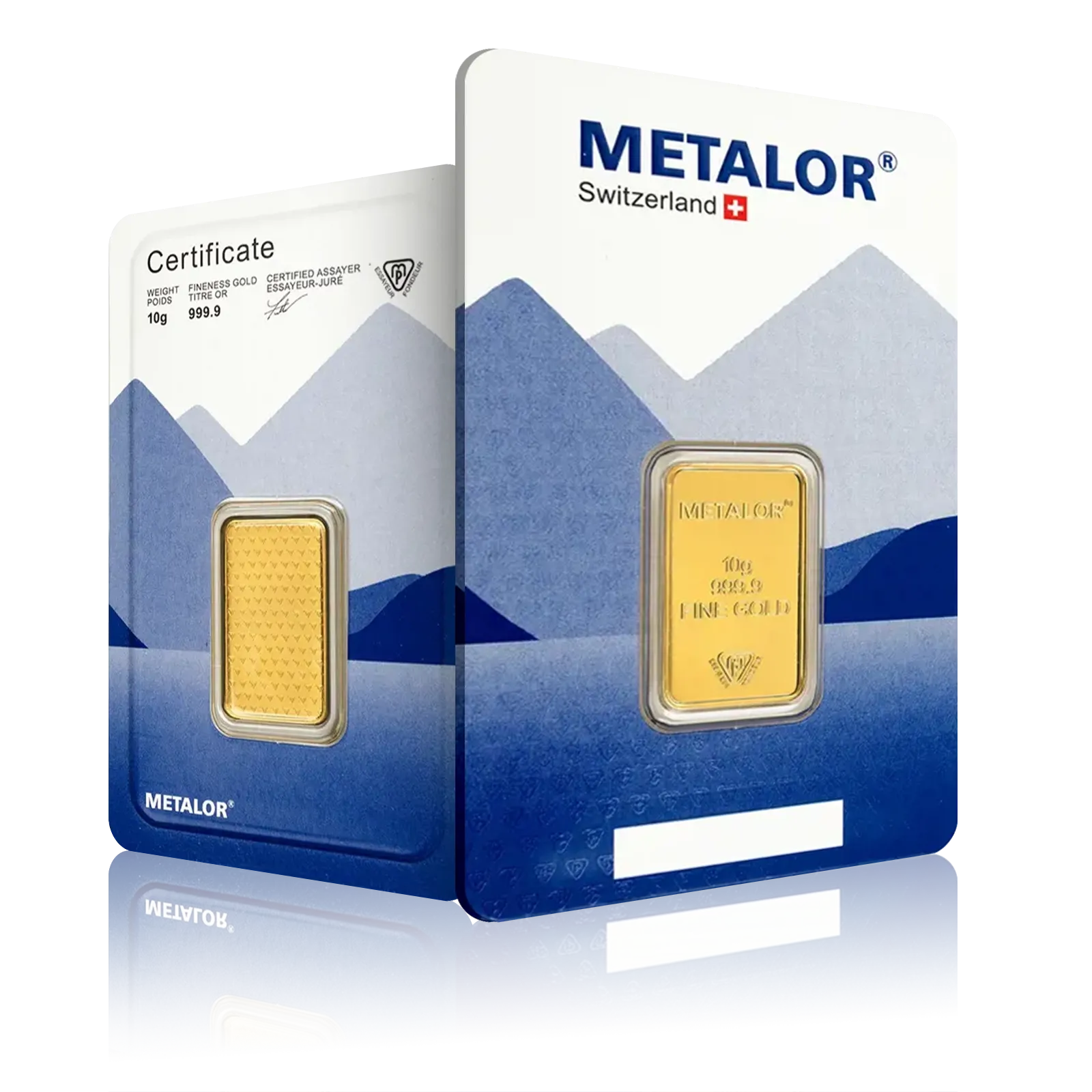 10g Metalor Investment Gold Bar (999.9)