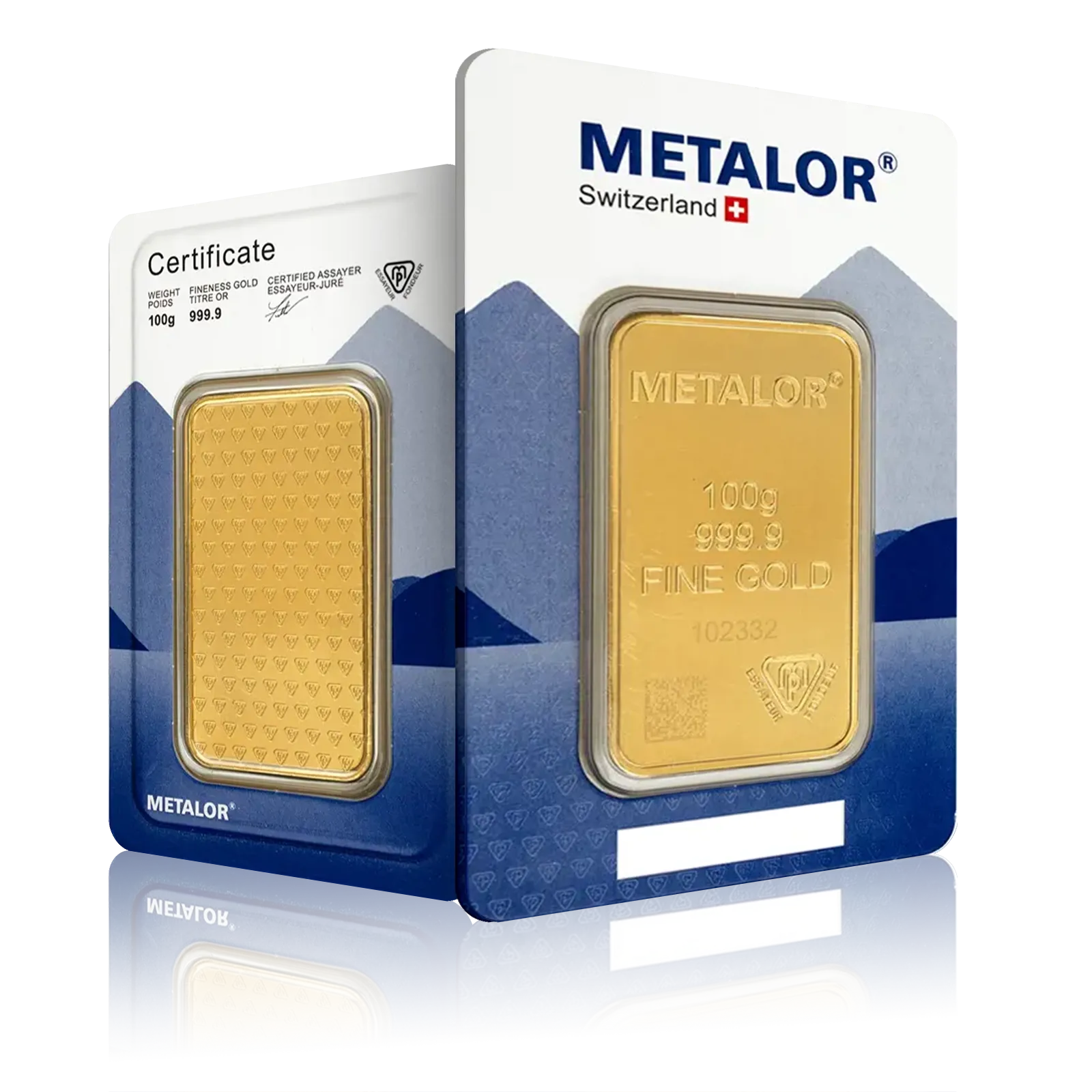 100g Metalor Investment Gold Bar (999.9)